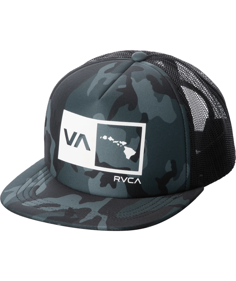 RVCA Islands Balance Box Foam Trucker Hat