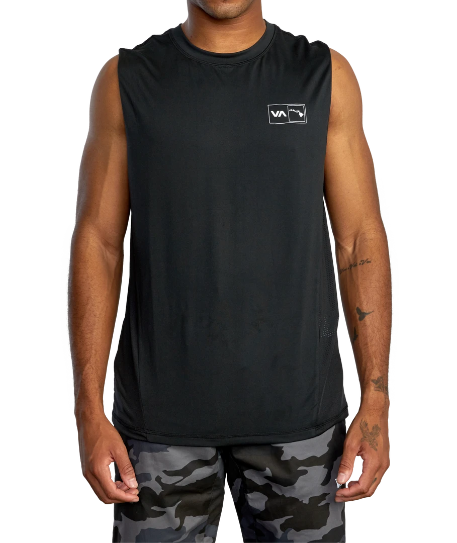 RVCA Hawaii Sport Vent Muscle Tank Top