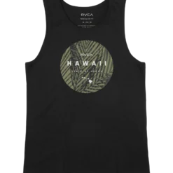 RVCA Hawaii Motors Camo Tank Top