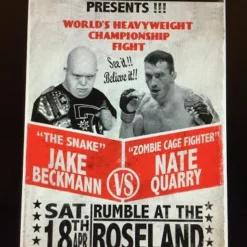 ZCF Zombie Cage Fighter Quarry X Beckmann Shirt Men's Apparel