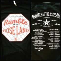 FCFF Rumble At The Roseland 89 Shirts Men's Apparel