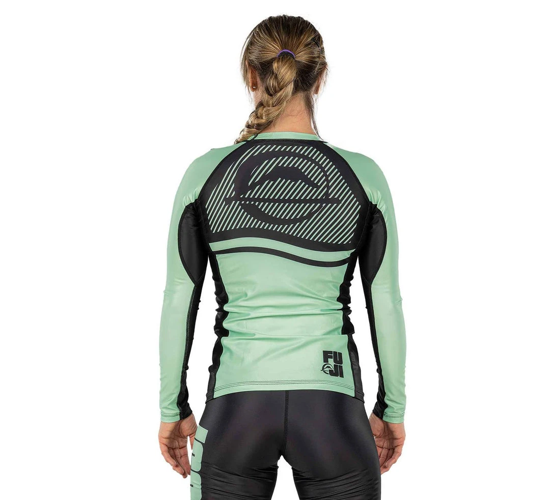 Fuji Script Women's Long Sleeve Rashguard
