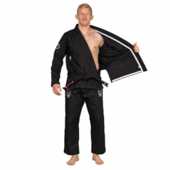 Fuji Suparaito BJJ Gi Dark Arts Edition Black Gi's And Belts
