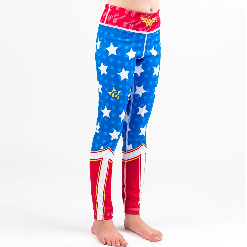Youth Fusion Wonder Woman Kids Leggings (spats)