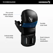 Gloves Hayabusa T3 7oz Hybrid Glove