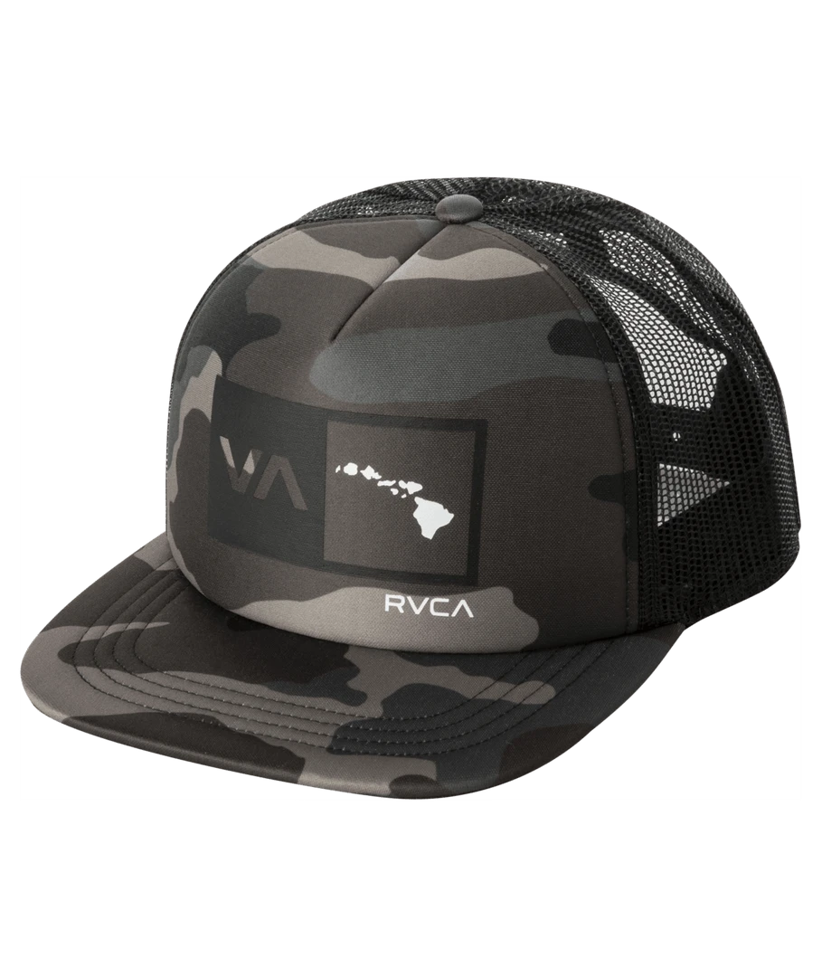 RVCA Islands Balance Box Foam Trucker Hat