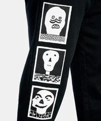 RVCA Matt Leines Faces Sweatpants Black Men's Apparel