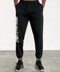 RVCA Matt Leines Faces Sweatpants Black Men's Apparel