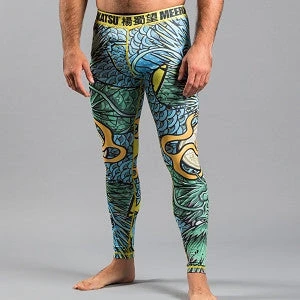 Shorts And Spats Meerkatsu Colliding Dragons Grappling Tights