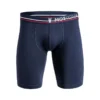 Moskova M2 Long Cotton Navy Stripe Boxer Brief