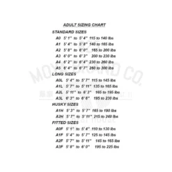 Moya P-40 Adult Gi Gi's And Belts