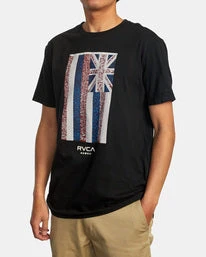 RVCA Hawaii Defer Flag Tee Men's Apparel