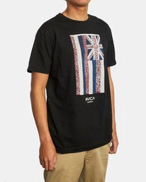 RVCA Hawaii Defer Flag Tee Men's Apparel