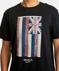 RVCA Hawaii Defer Flag Tee Men's Apparel