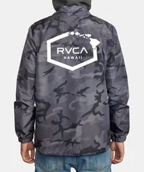 RVCA Island Hex Coaches Jacket Men's Apparel
