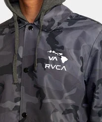 RVCA Island Hex Coaches Jacket Men's Apparel