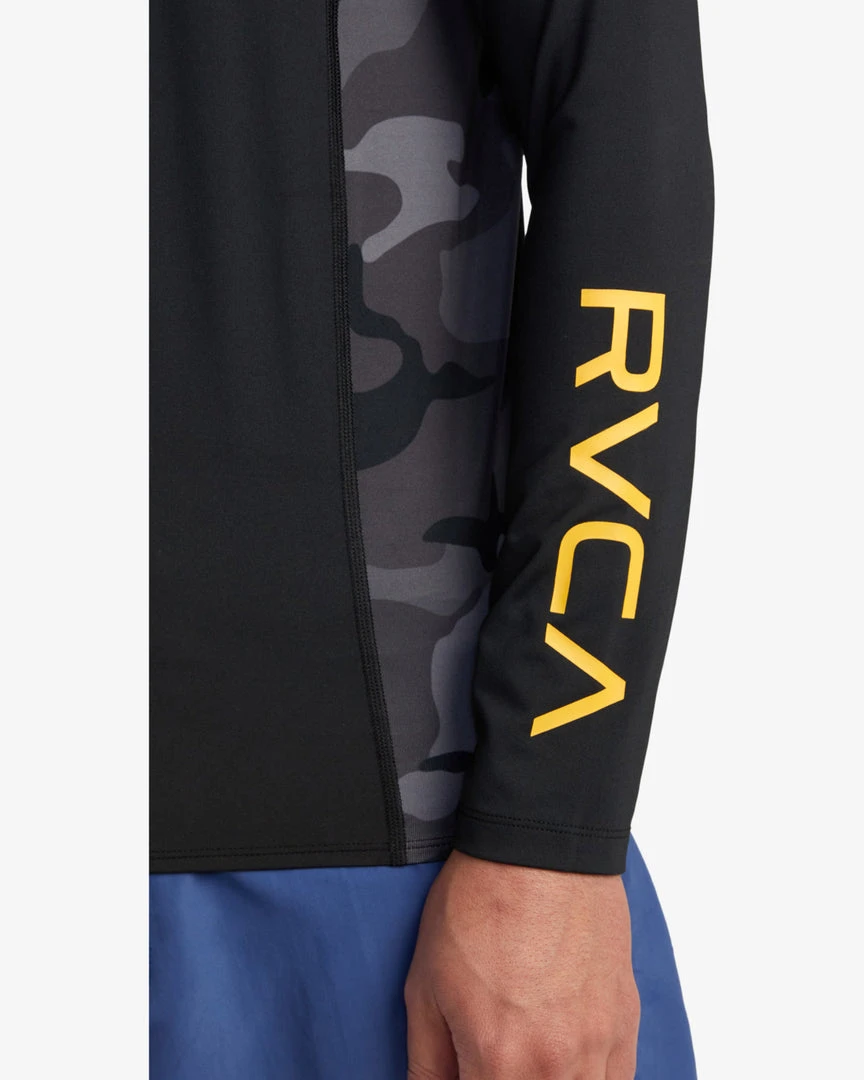 RVCA Island Hex Long Sleeve Rashguard Men's Apparel