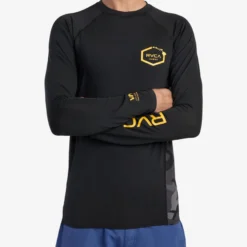 RVCA Island Hex Long Sleeve Rashguard Men's Apparel