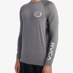 RVCA Island Hex Long Sleeve Rashguard Men's Apparel
