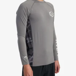 RVCA Island Hex Long Sleeve Rashguard Men's Apparel