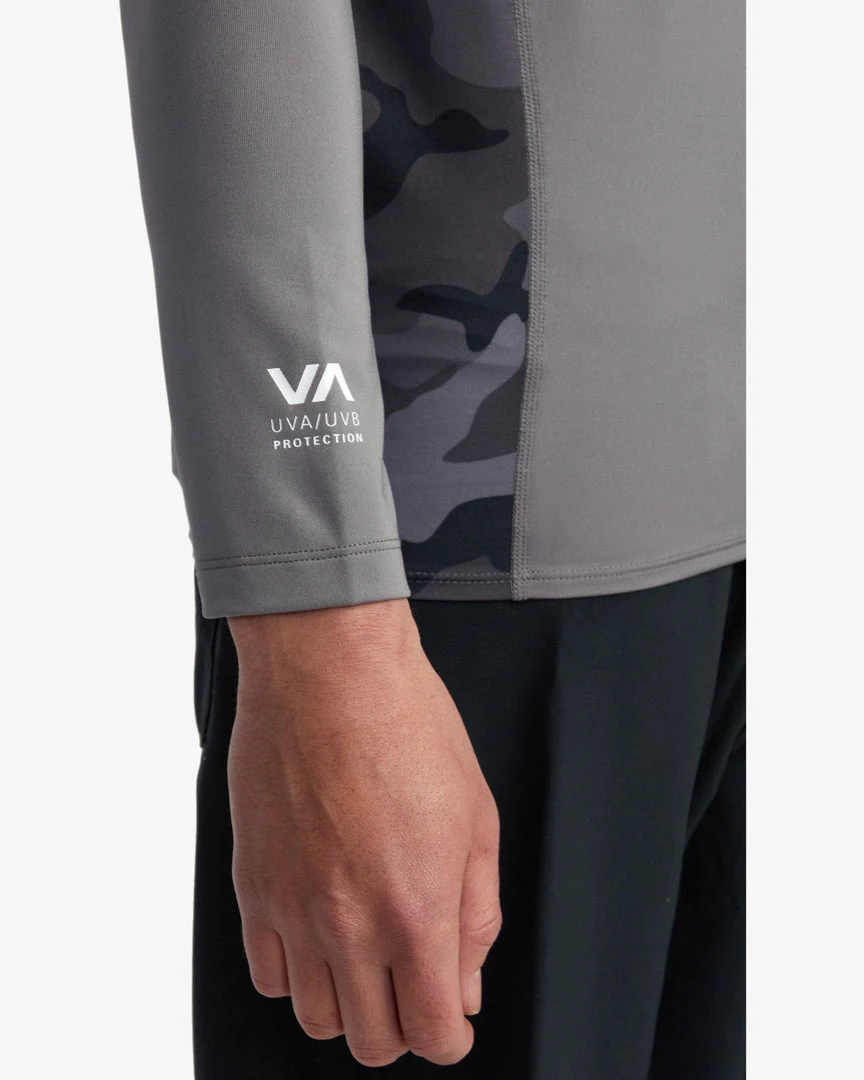 RVCA Island Hex Long Sleeve Rashguard Men's Apparel