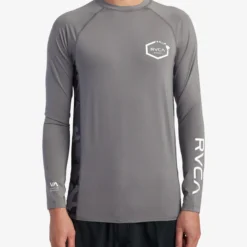RVCA Island Hex Long Sleeve Rashguard Men's Apparel
