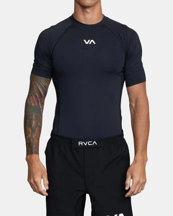 RVCA Sport Short Sleeve Rashguard Men's Apparel