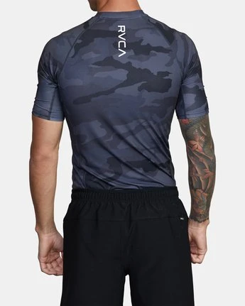 RVCA Sport Short Sleeve Rashguard Men's Apparel