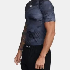 RVCA Sport Short Sleeve Rashguard Men's Apparel