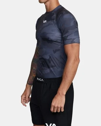 RVCA Sport Short Sleeve Rashguard Men's Apparel