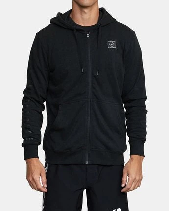 Men's Apparel RVCA Swift Zip Up Hoodie Box