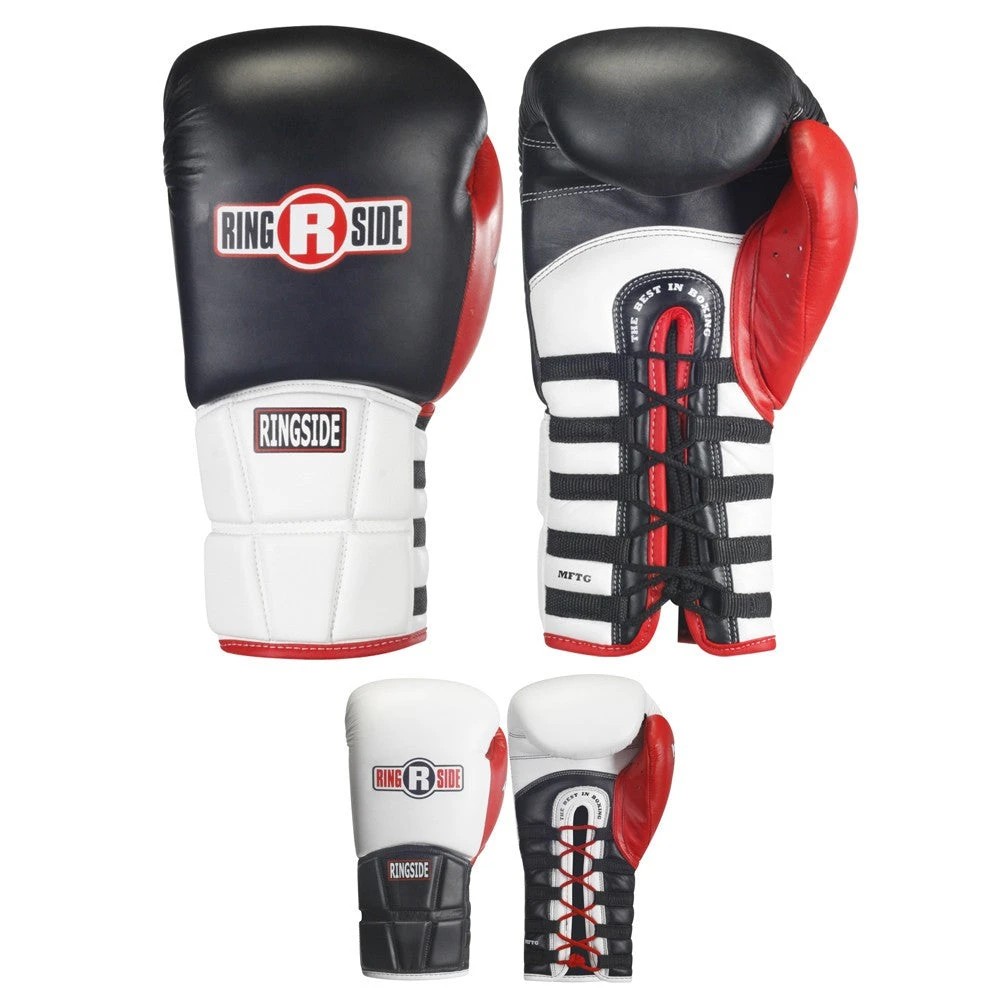Ringside Pro Style IMF Tech Training Gloves-Laces