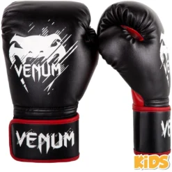 Youth Venum Contender Kids Boxing Gloves - Blue/White