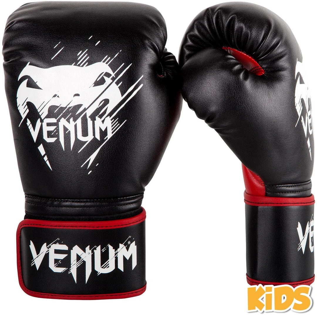 Youth Venum Contender Kids Boxing Gloves - Blue/White