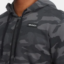Men's Apparel RVCA Swift Zip Up Hoodie Box