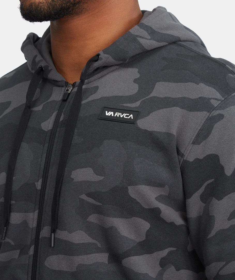 Men's Apparel RVCA Swift Zip Up Hoodie Box