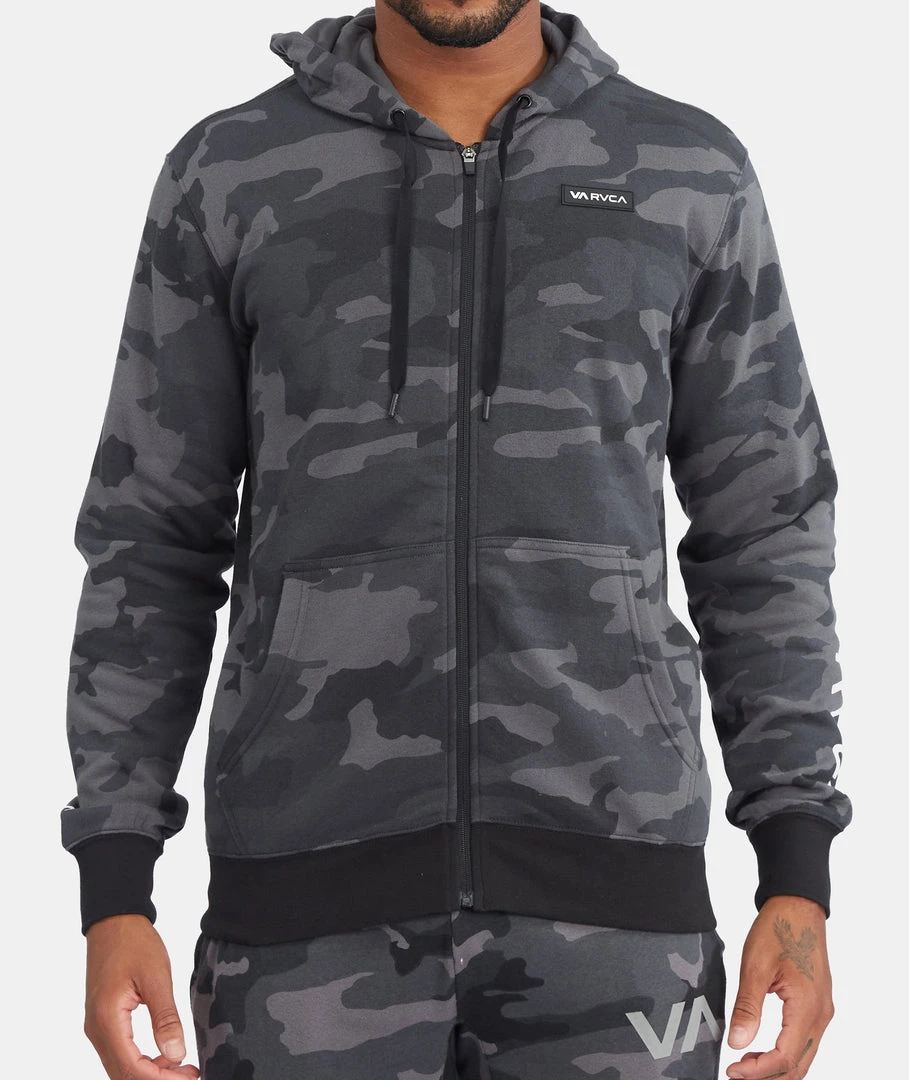 Men's Apparel RVCA Swift Zip Up Hoodie Box