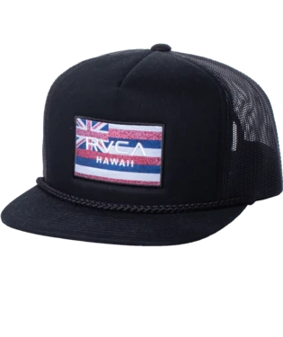 Hats RVCA Defer Flag Snapback Hat