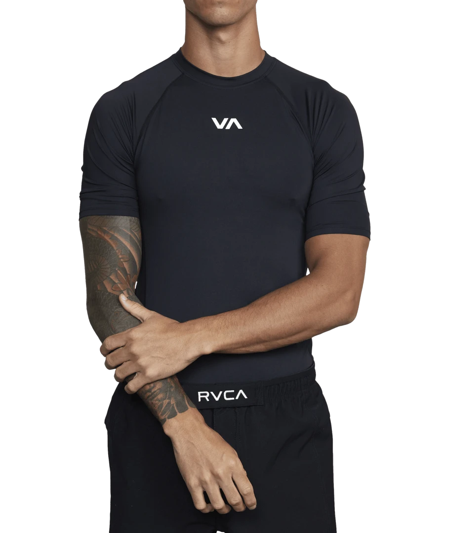 RVCA Sport Short Sleeve Rashguard Men's Apparel
