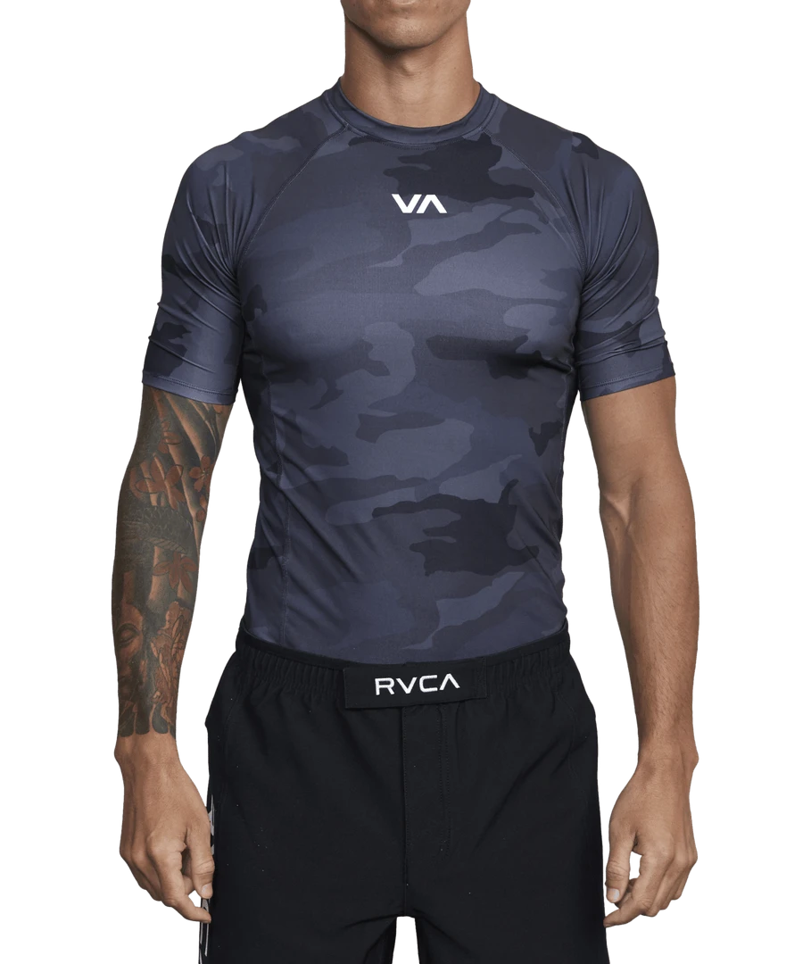 RVCA Sport Short Sleeve Rashguard Men's Apparel