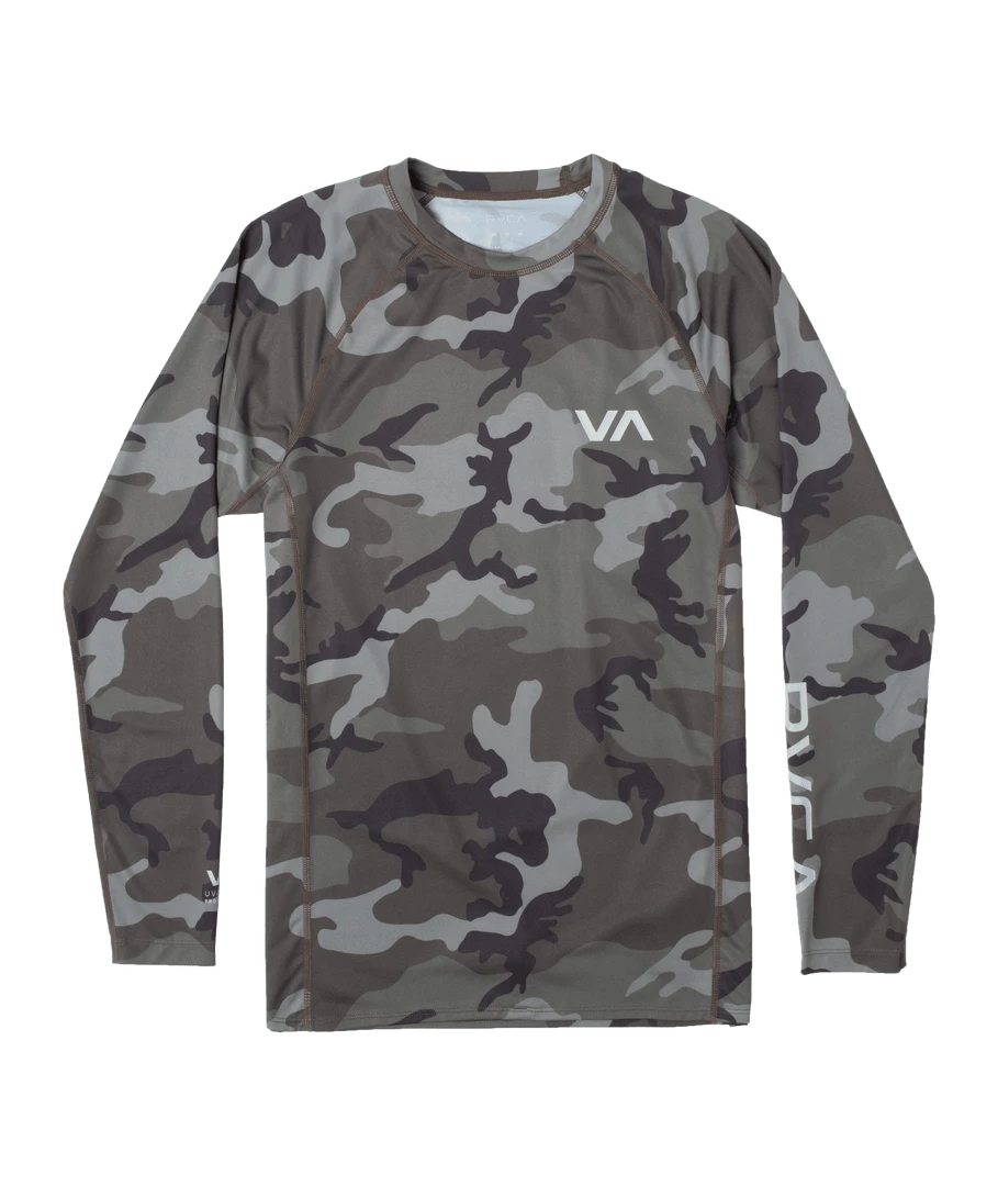 Men's Apparel RVCA Solid Long Sleeve Rashguard