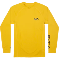 Men's Apparel RVCA Solid Long Sleeve Rashguard