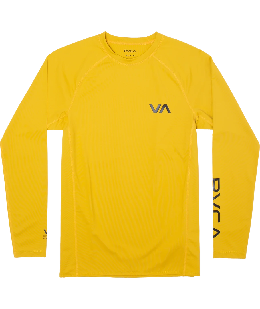 Men's Apparel RVCA Solid Long Sleeve Rashguard