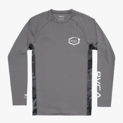 RVCA Island Hex Long Sleeve Rashguard Men's Apparel