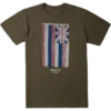RVCA Hawaii Defer Flag Tee Men's Apparel